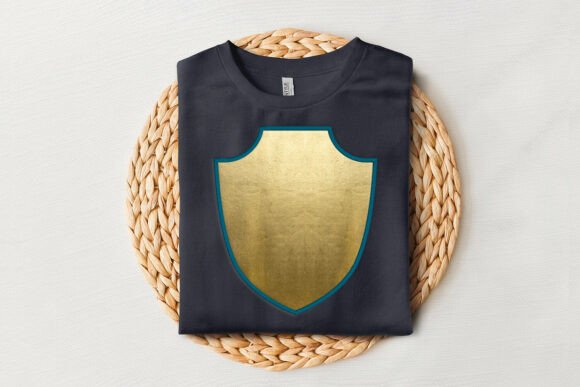 Crest Shield Shape Applique Embroidery