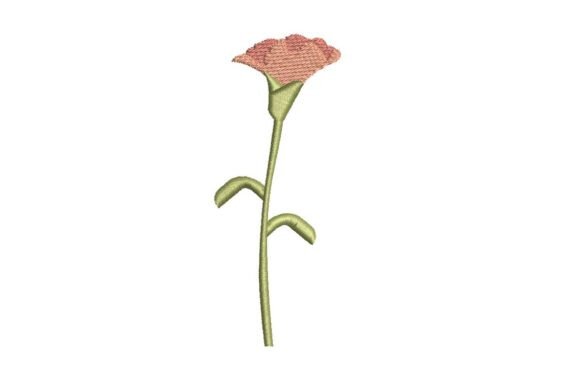 Dainty Single Flower Embroidery Design