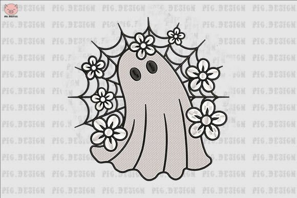 Ghost Flower Embroidery
