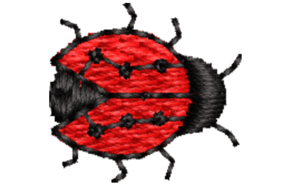 Ladybug Embroidery Design