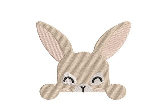 Peeking Bunny Embroidery