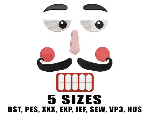 Toy Soldier Nutcracker Embroidery Design
